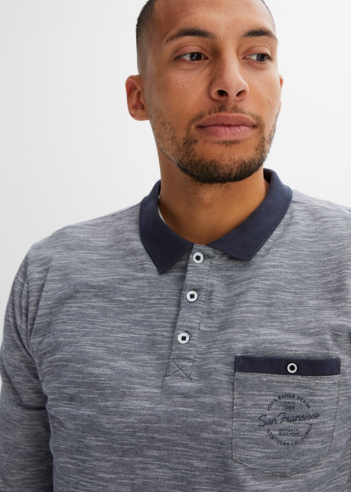 Poloshirt, Langarm