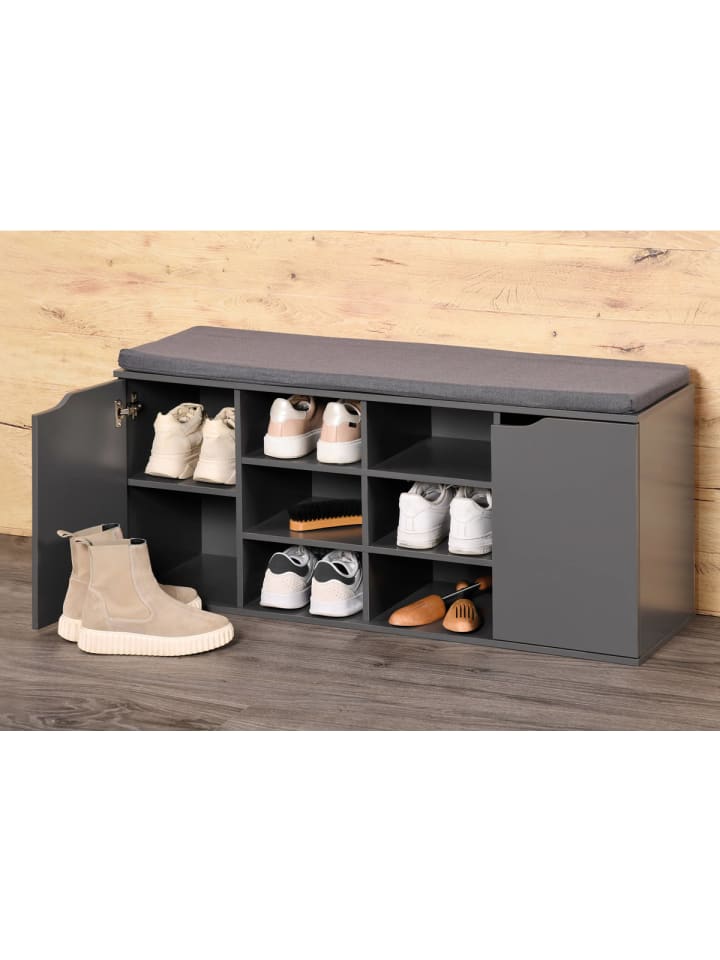Kesper Schuhregal in anthrazitfarben günstig kaufen onesize