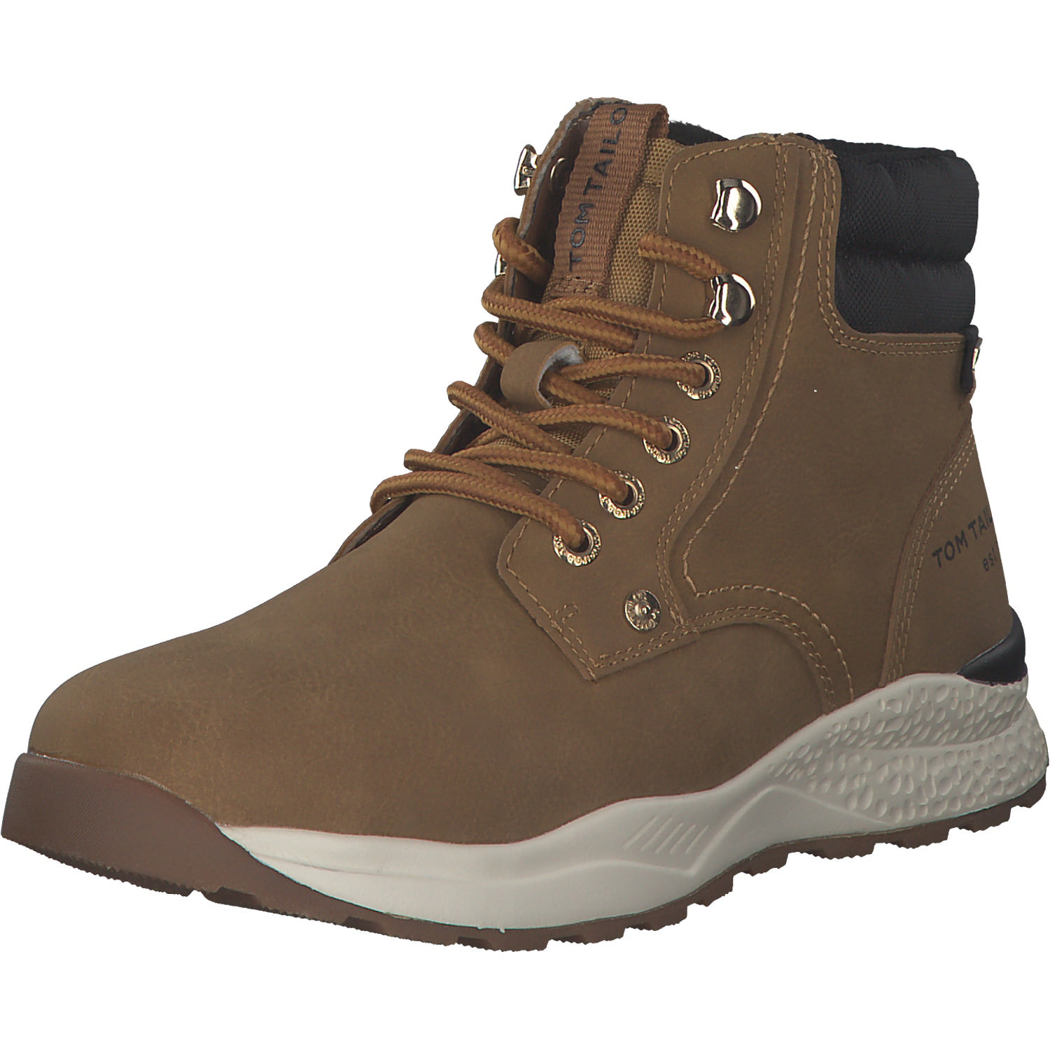 Tom Tailor 2173102, Schnürstiefeletten, Damen, Braun