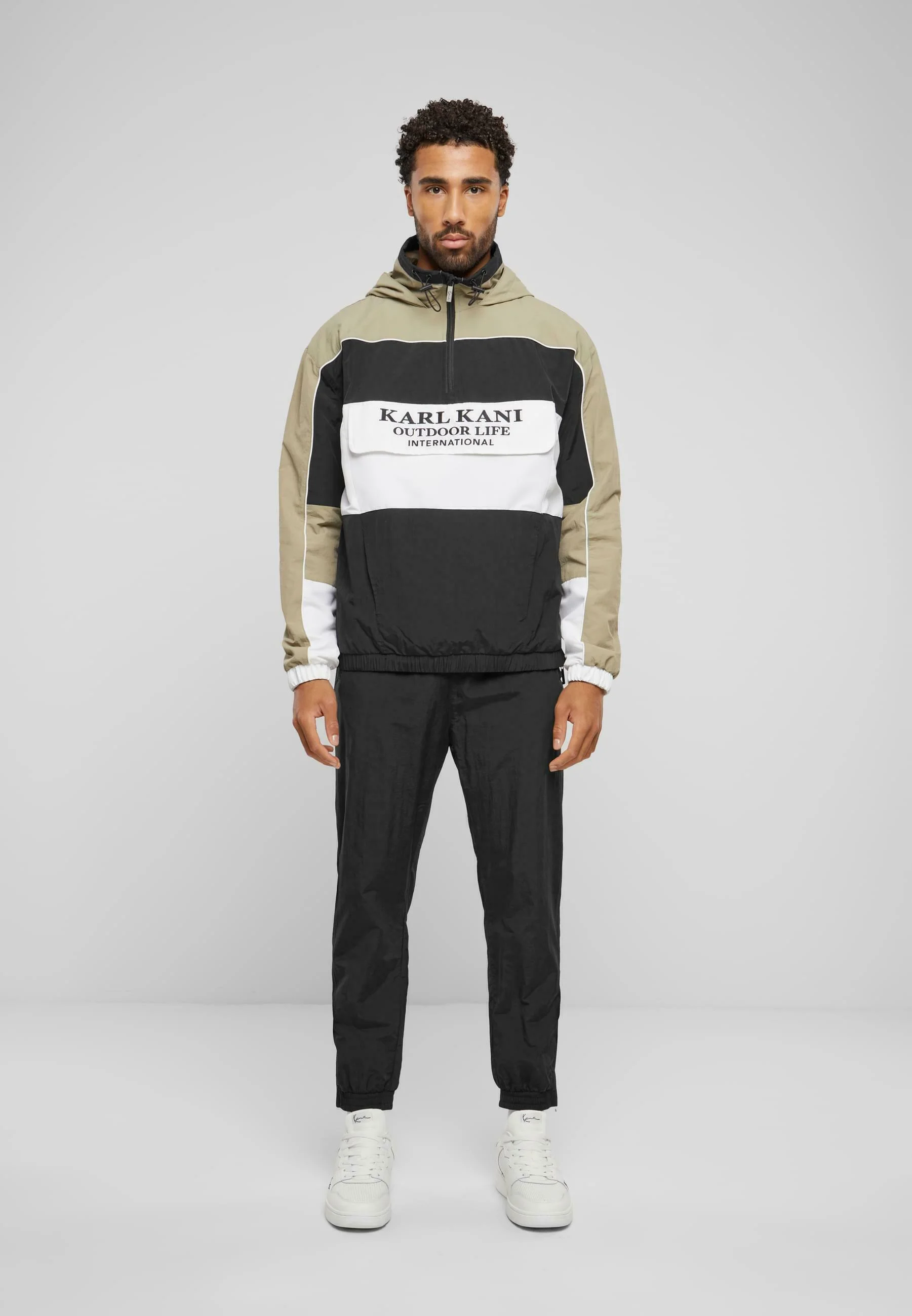 Karl Kani RETRO WINDBREAKER - Chaqueta de entretiempo