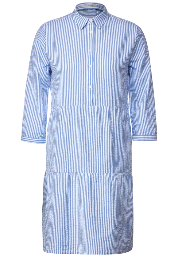 CECIL Seersucker Streifen Kleid