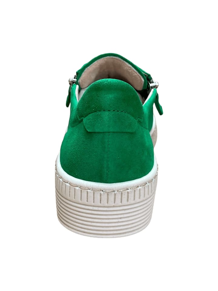 Gabor Plateau Schnürschuhe in Grün günstig kaufen