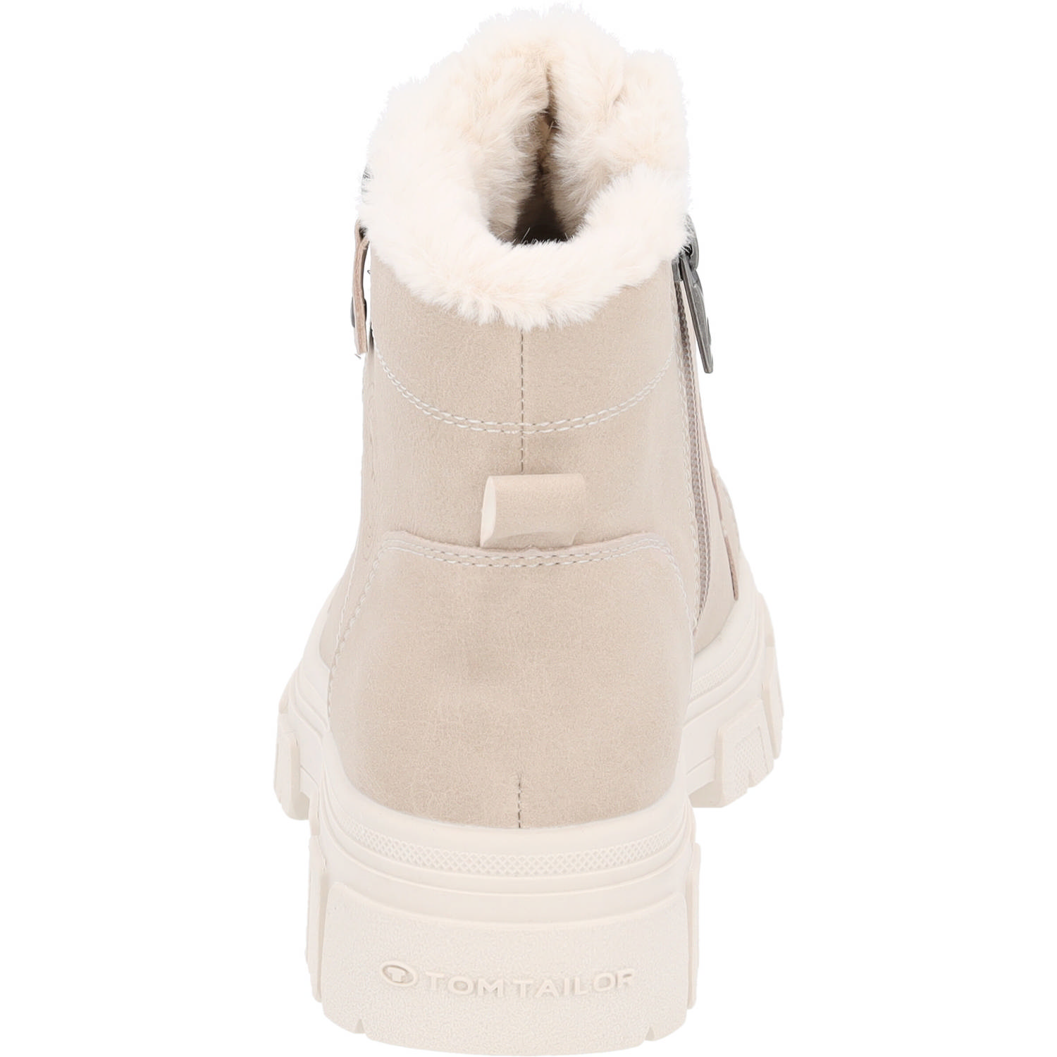 Tom Tailor 6390890, Schnürstiefel, Damen, beige