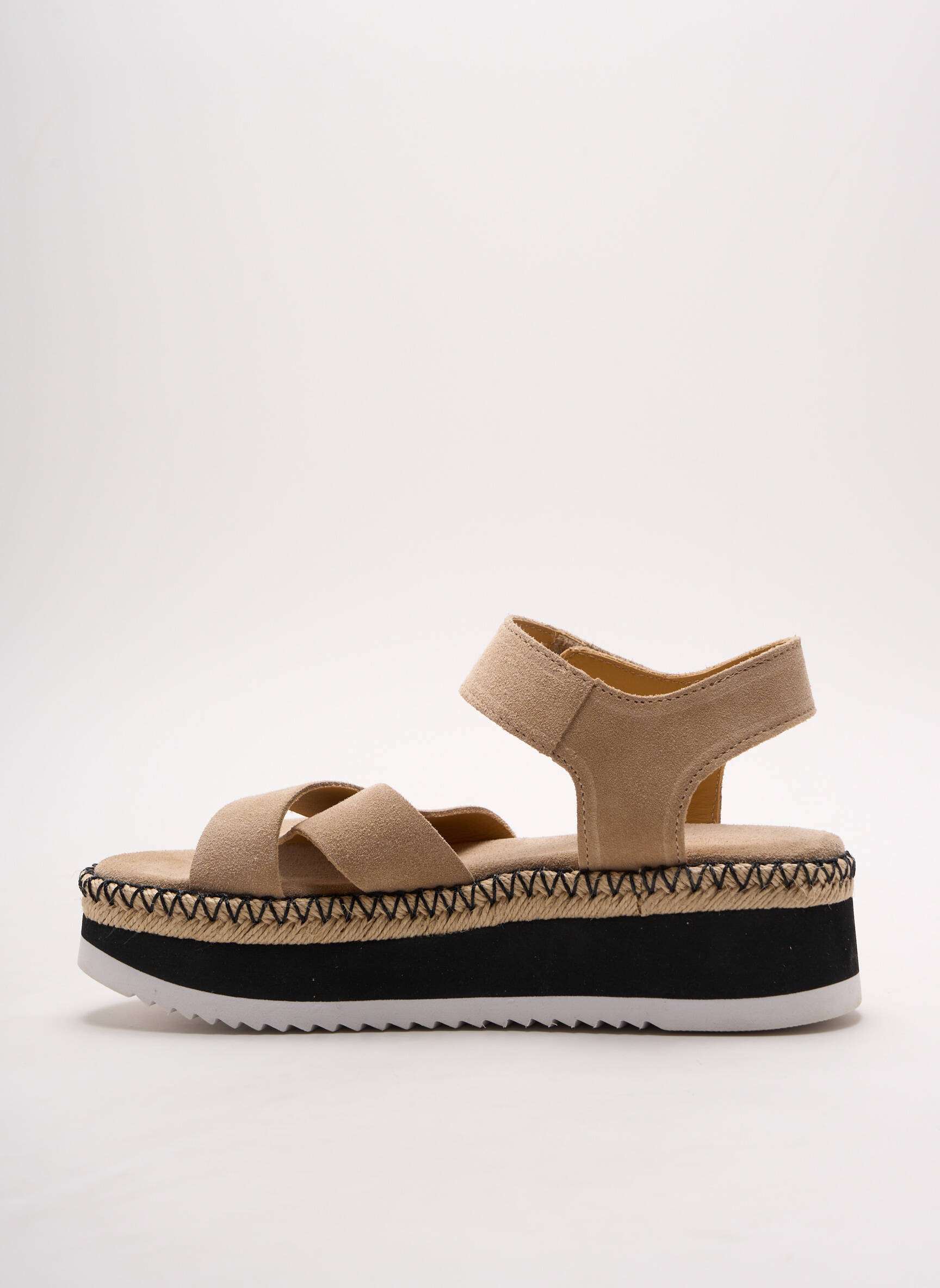 Alpe Sandales Nu Pieds Femme couleur beige