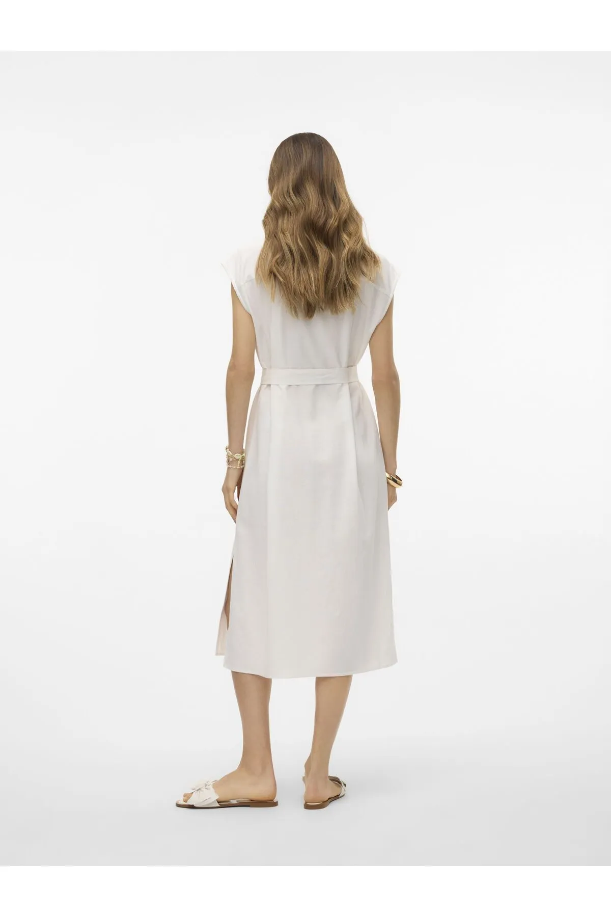 Vero Moda  Hemdblusenkleid VMMYMILO Langes Kleid