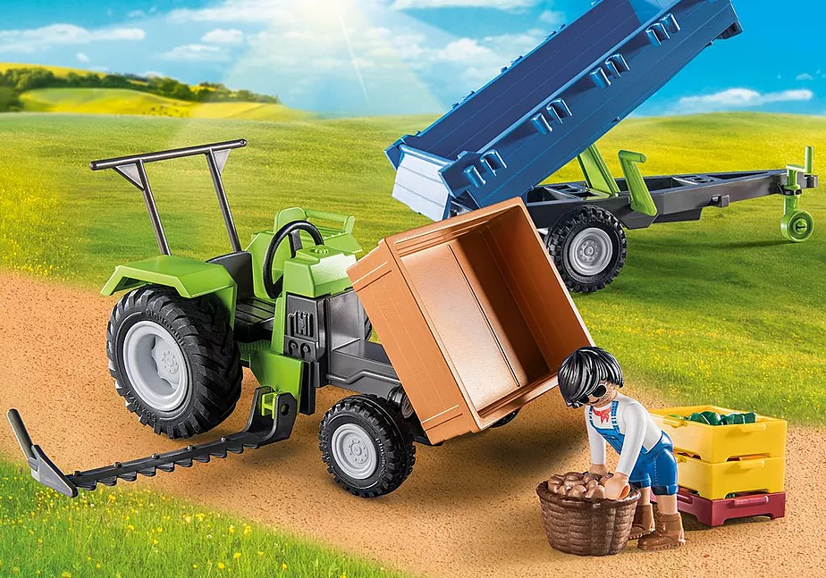 Traktor mit H&auml;nger