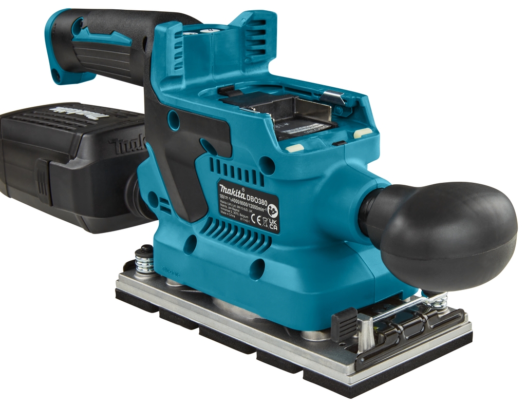 Șlefuitor orbital fără fir Makita DBO380Z 18V fără baterii și încărcător