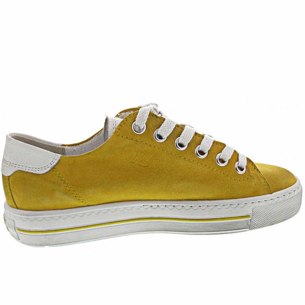 PAUL GREEN Sneaker gelb mango white