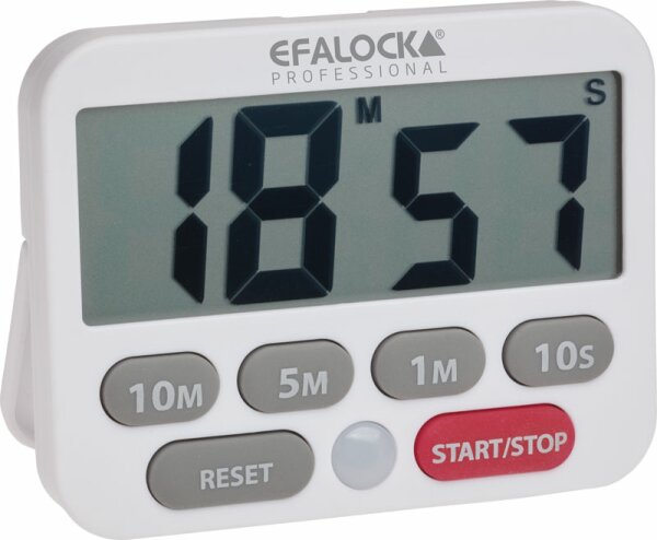 Efalock Easy Time Wecker Weiß Kurzzeitmesser