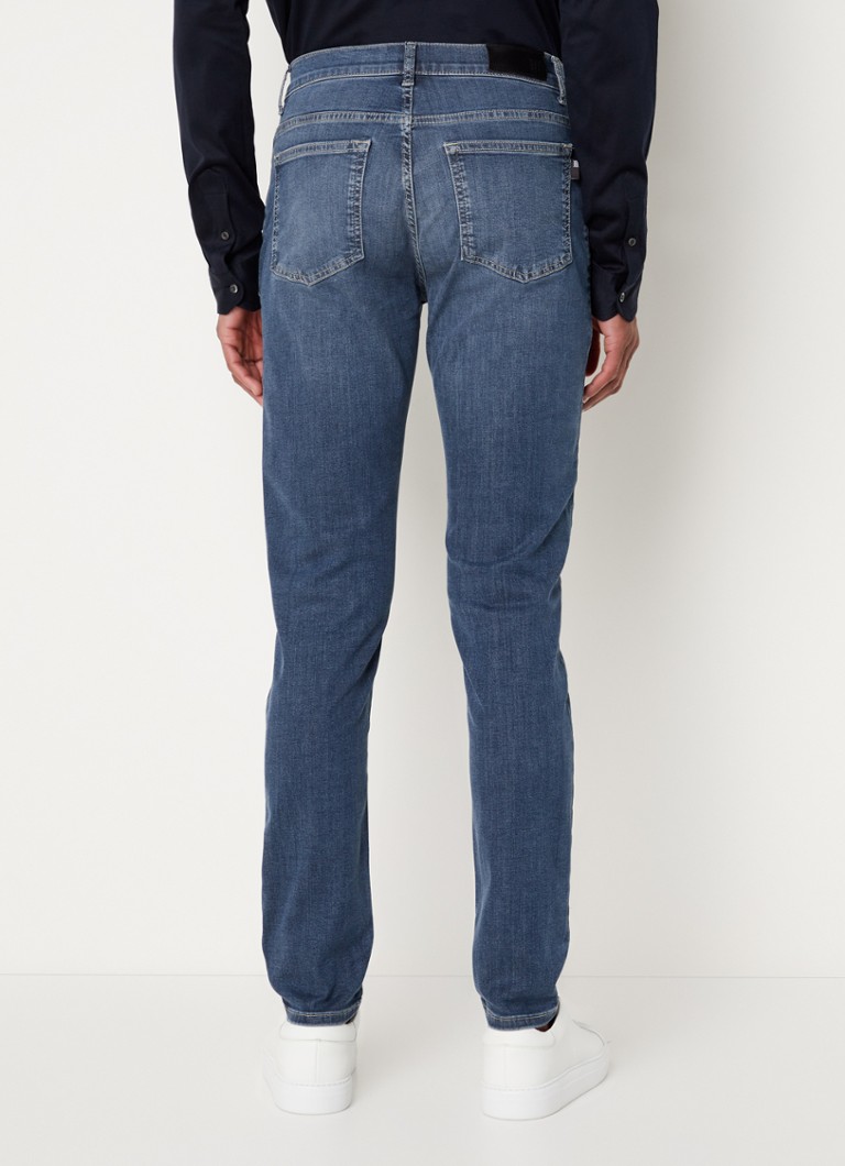 Calça jeans Reiss James slim fit com lavagem escura e elastano.