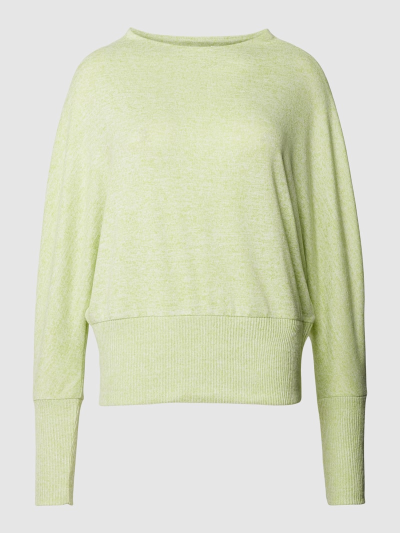 Sweatshirt mit Stehkragen Modell 'Sokola' in hellgrün