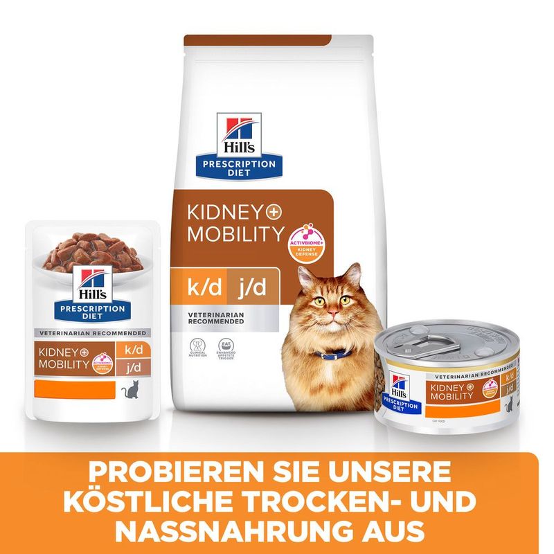 Hill's Prescription Diet k/d + Mobility Ragout mit Huhn & zugefügtem Gemüse