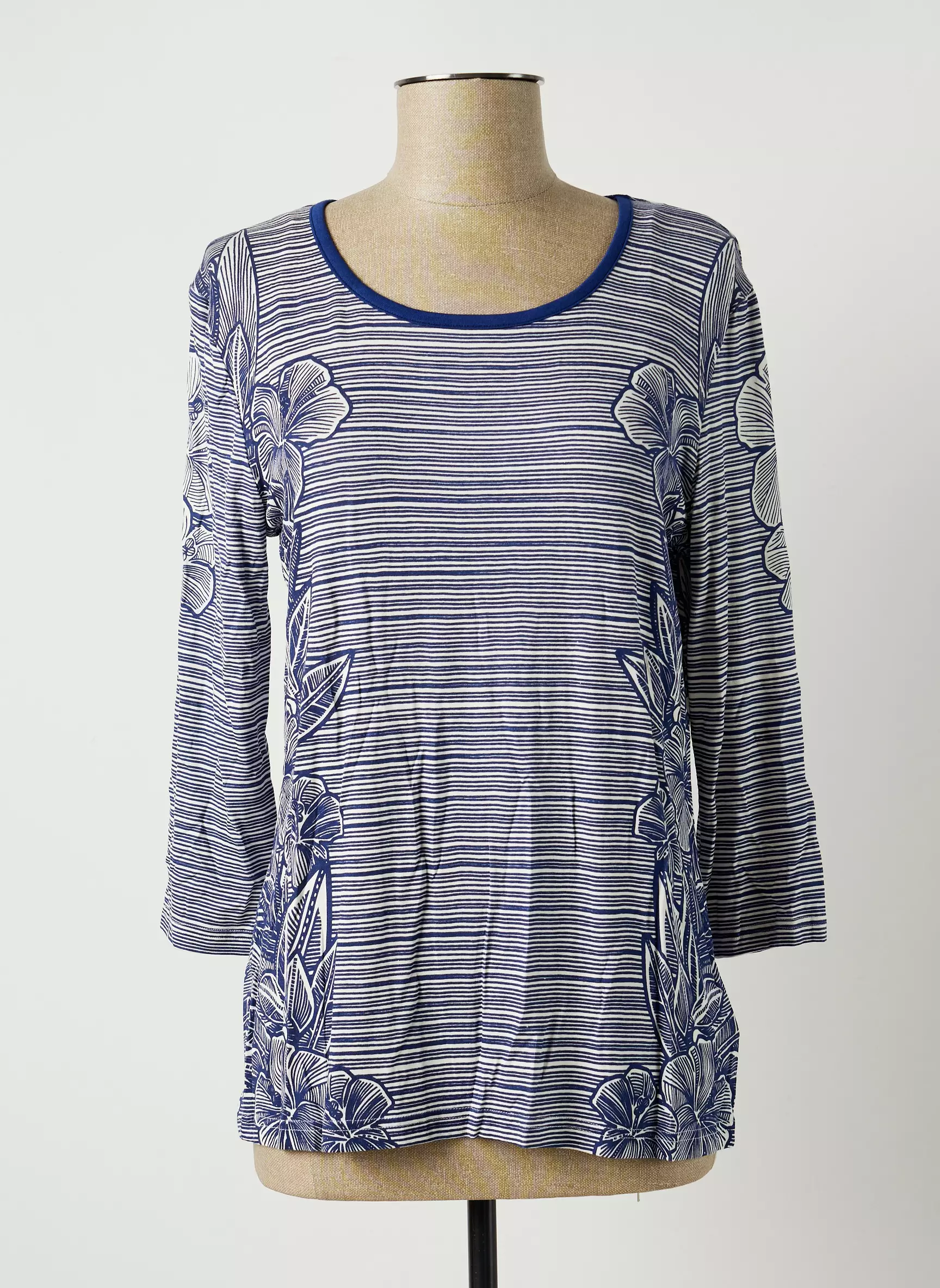 Damart Tshirts Femme couleur bleu