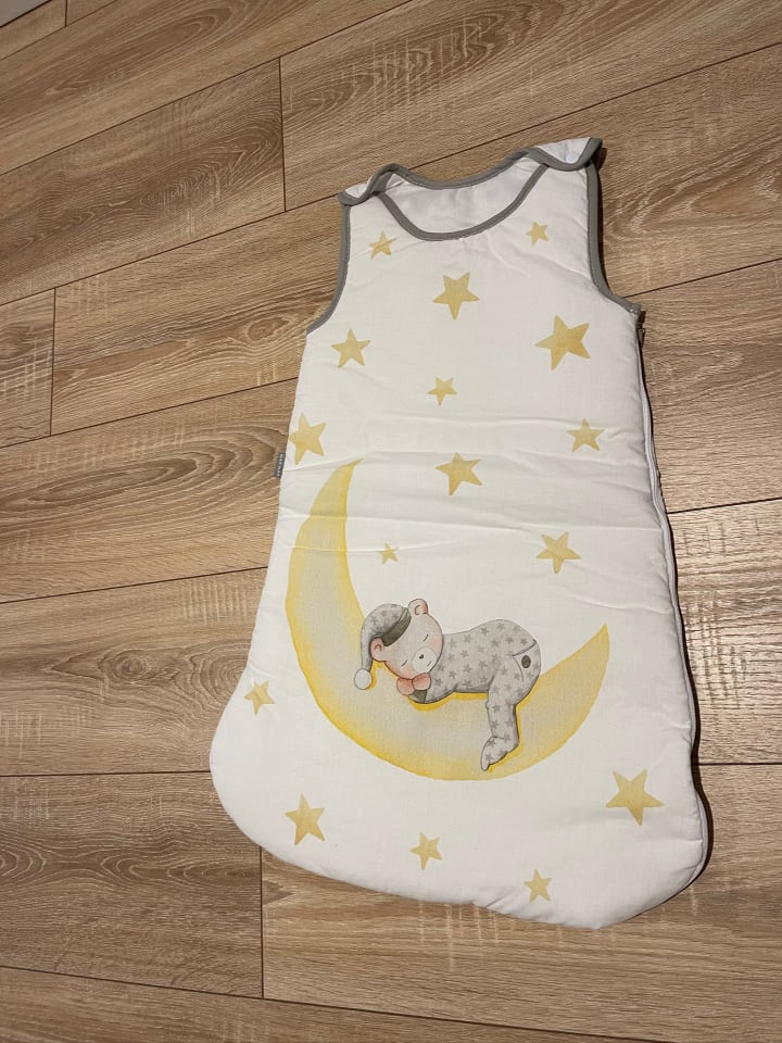 Naf Naf Babyschlafsack in Weiß/ Gelb günstig kaufen 70 cm