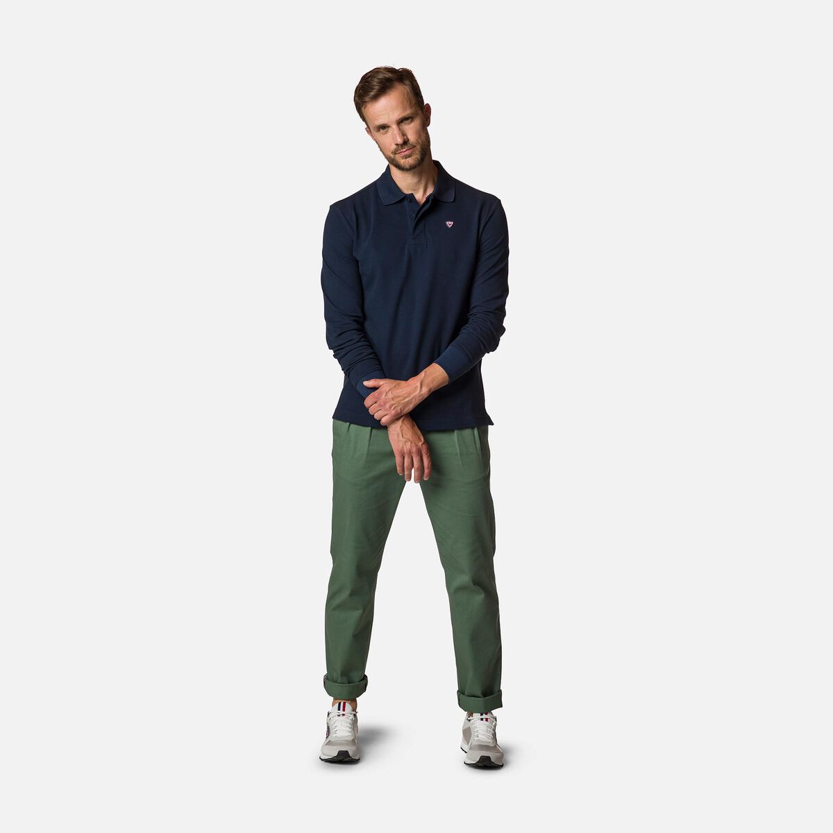 LANGARM-POLOSHIRT FÜR HERREN ROSSI