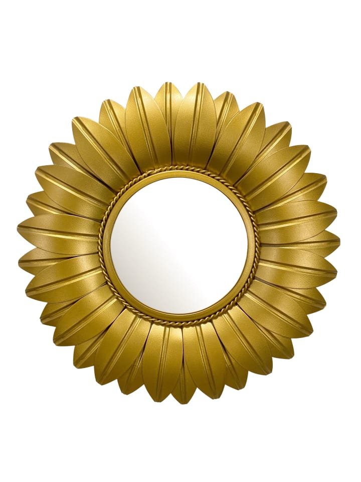KADIMA DESIGN Wandspiegel Sonnenblume 60 cm Metall Design Hängespiegel , Eisen günstig kaufen onesize