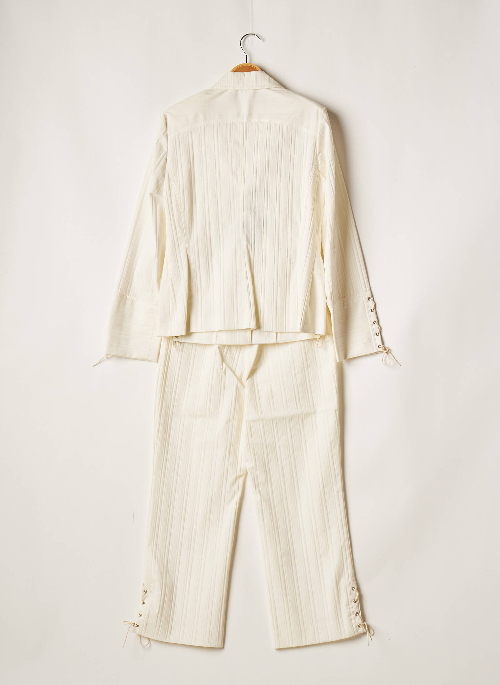 Paul Mausner Pantalon Veste Femme couleur beige