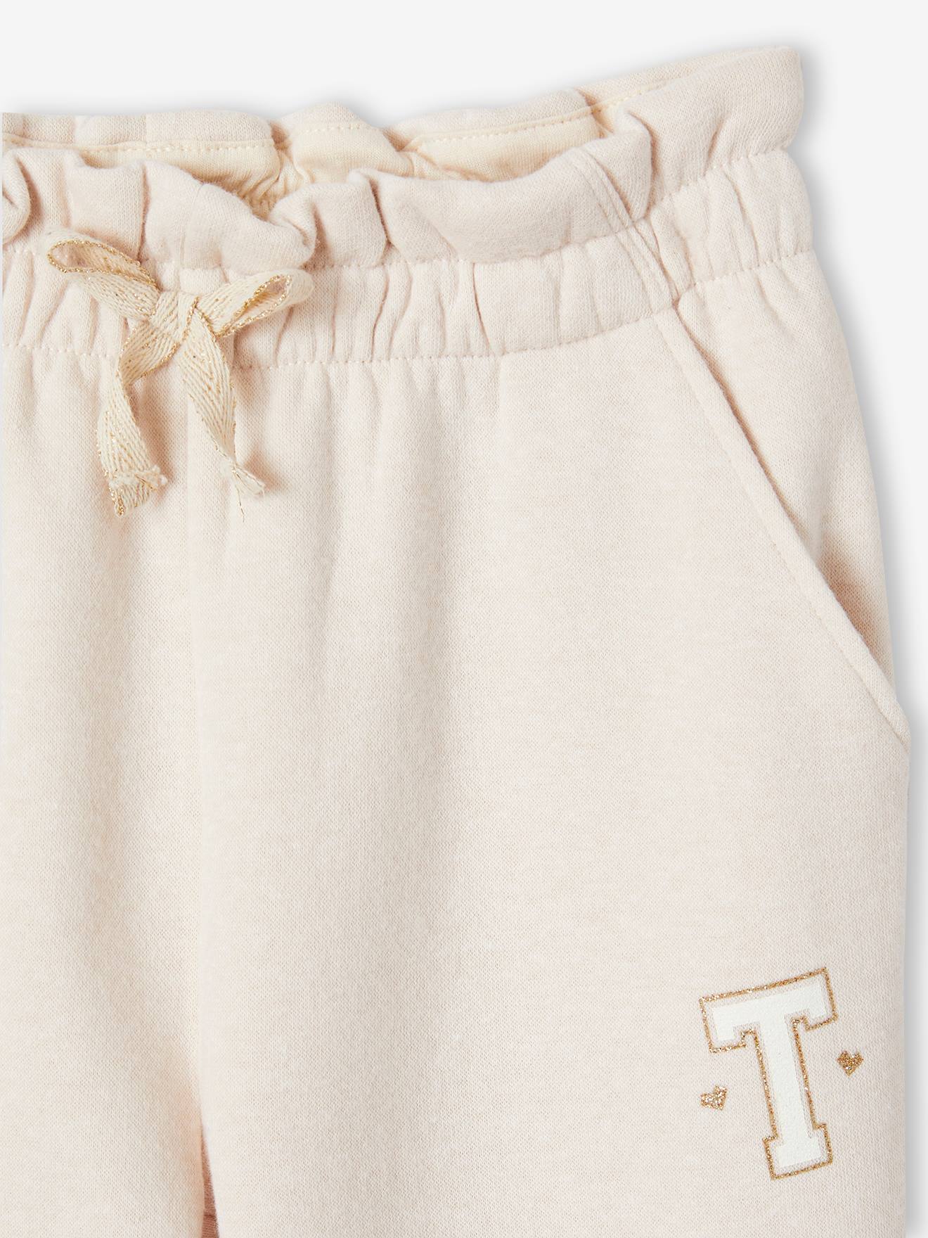 Vertbaudet Mädchen Jogginghose mit Paperbag-Bund Oeko-Tex - aqua