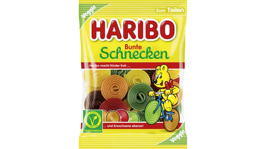 Haribo Fruchtgummi Bunte Schnecken 160 g