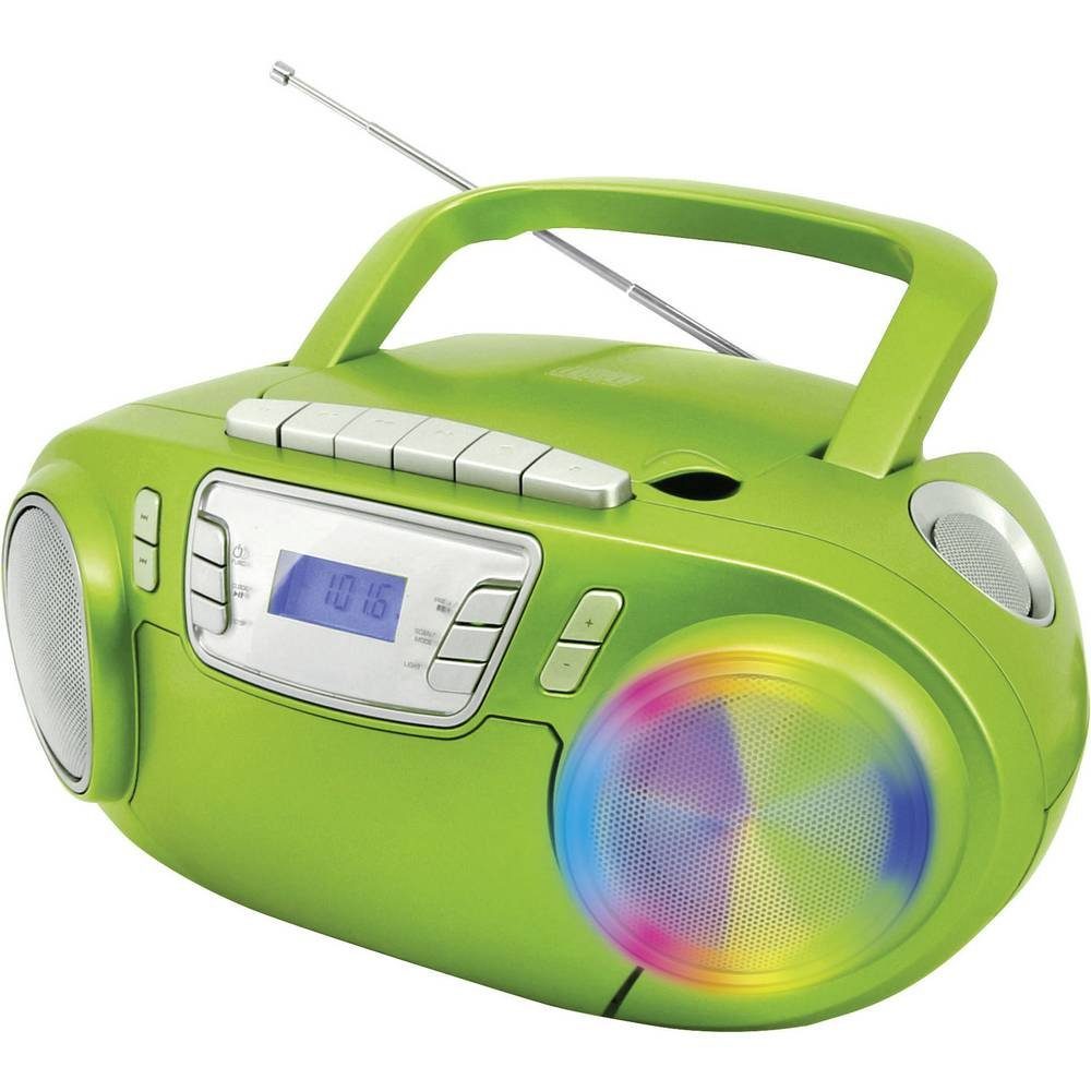 Soundmaster CD-Radiokassettenrekorder mit externem Mikrofon, Radio (Inkl. Mikrofon)