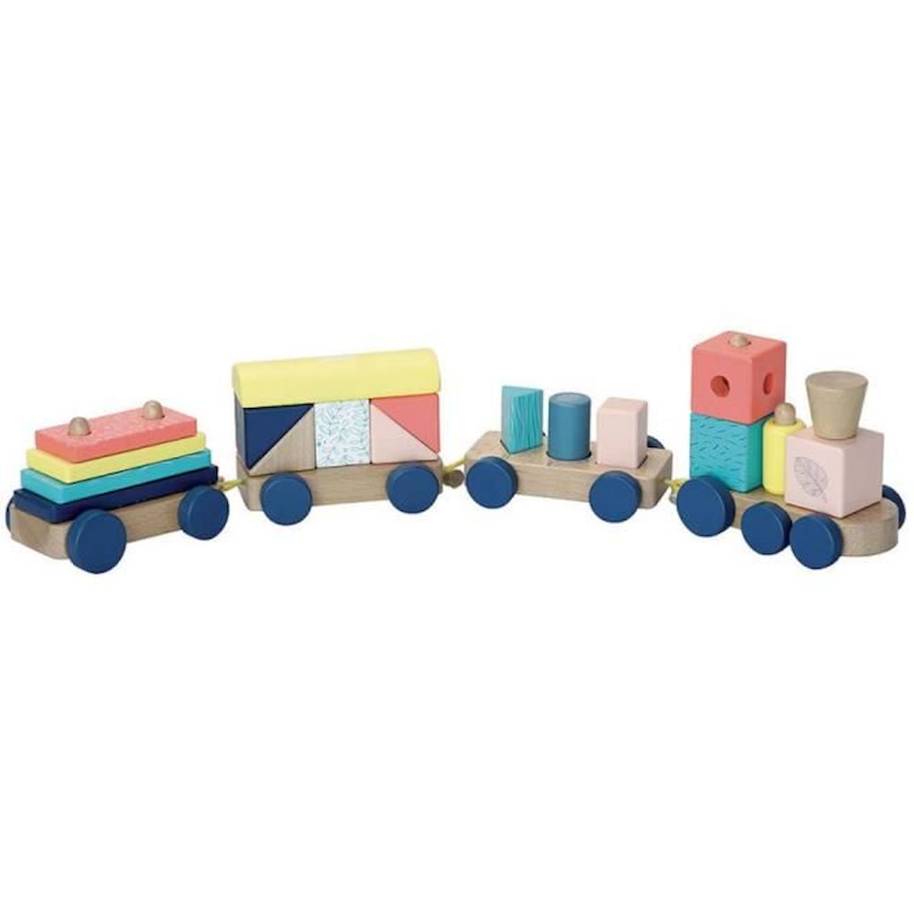 Train des cubes : Sous la canopée Coloris Unique blanc