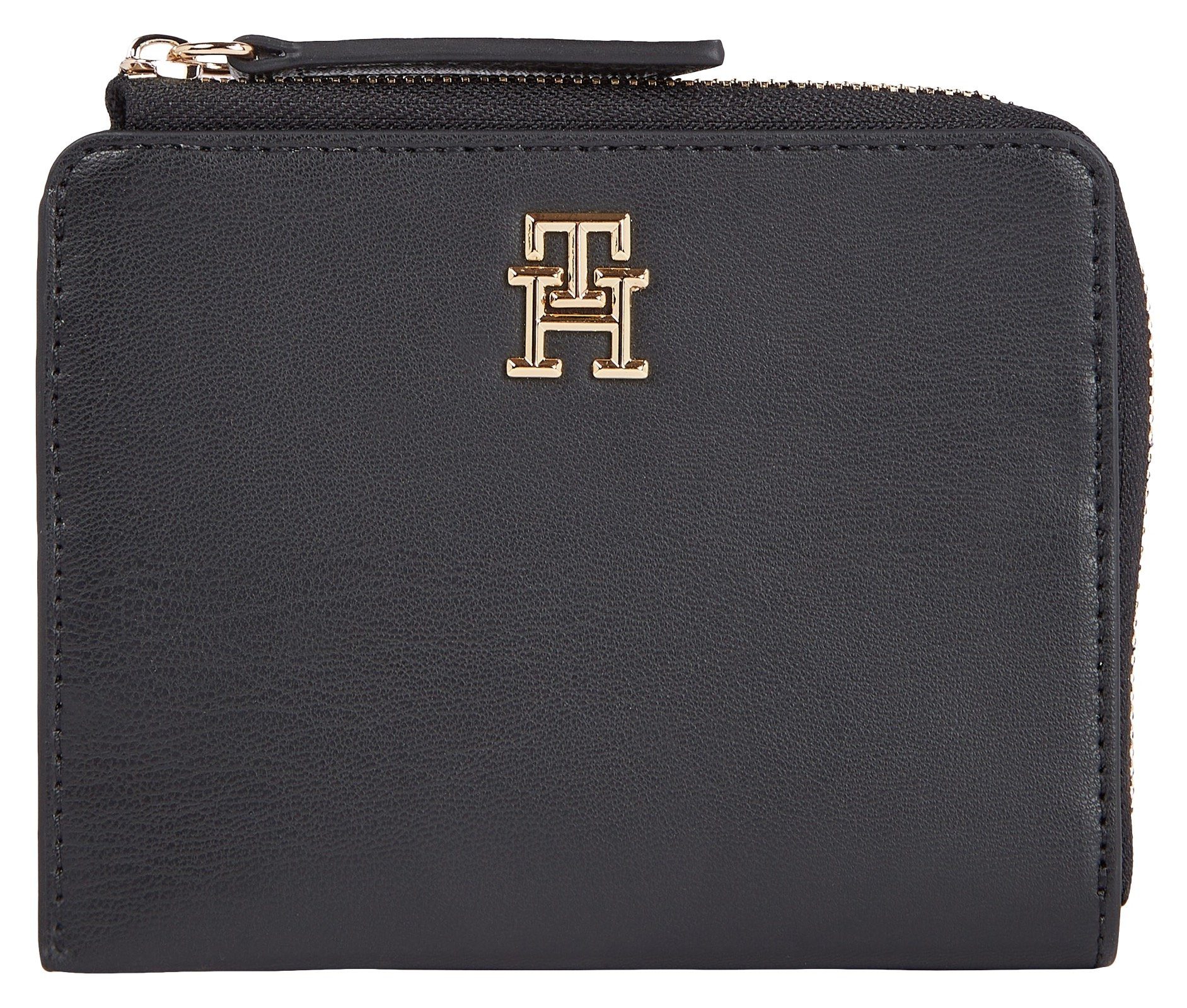 Tommy Hilfiger Geldbörse TH FEMININE MED SLIM WALLET, mit Markenemblem vorne