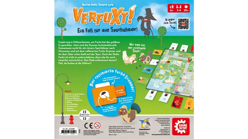 Game Factory - Verfuxt! - Ein Fall für die Spürhühner!