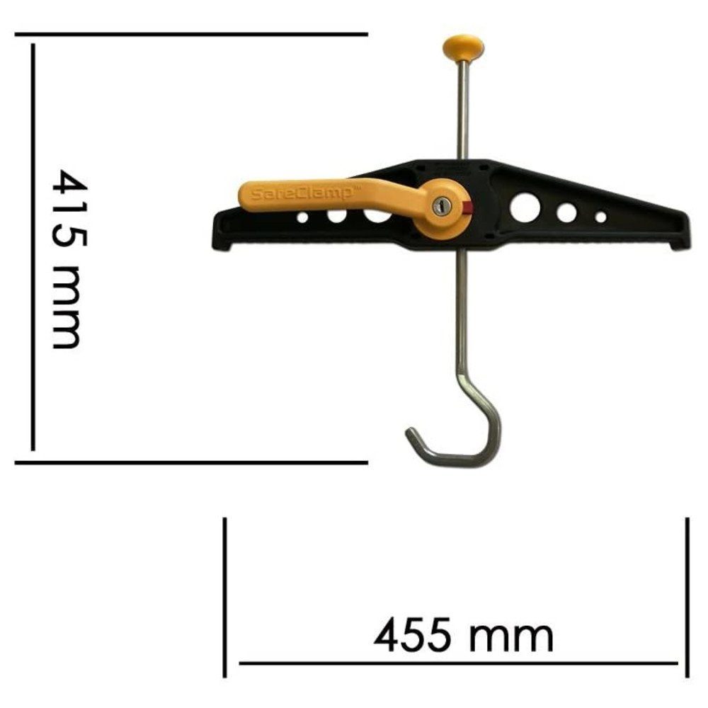 Rhino Schiebeleiter Leiterhalter SafeClamp