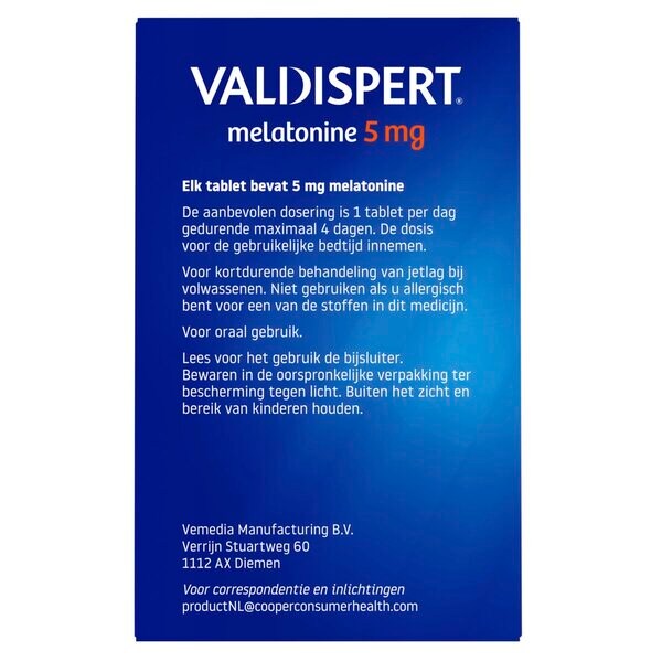 Tablete Valdispert Melatonin 5 mg - 30 kosov