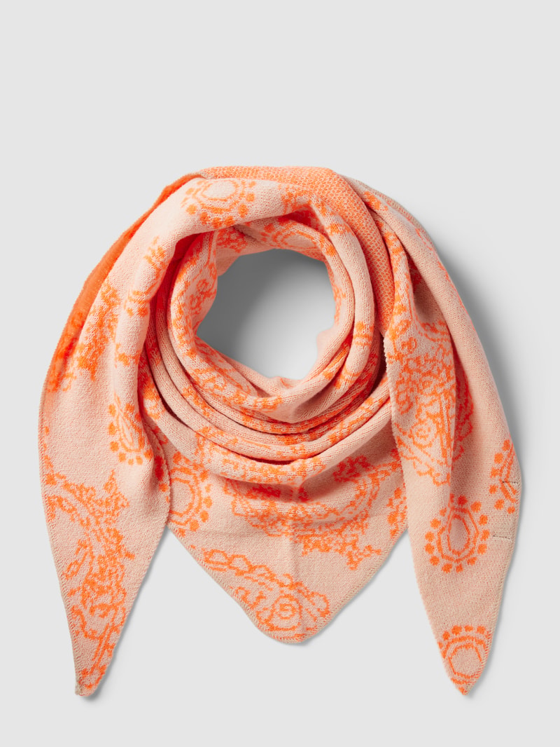 Schal mit Allover-Muster Modell 'Divine Stole' in beige