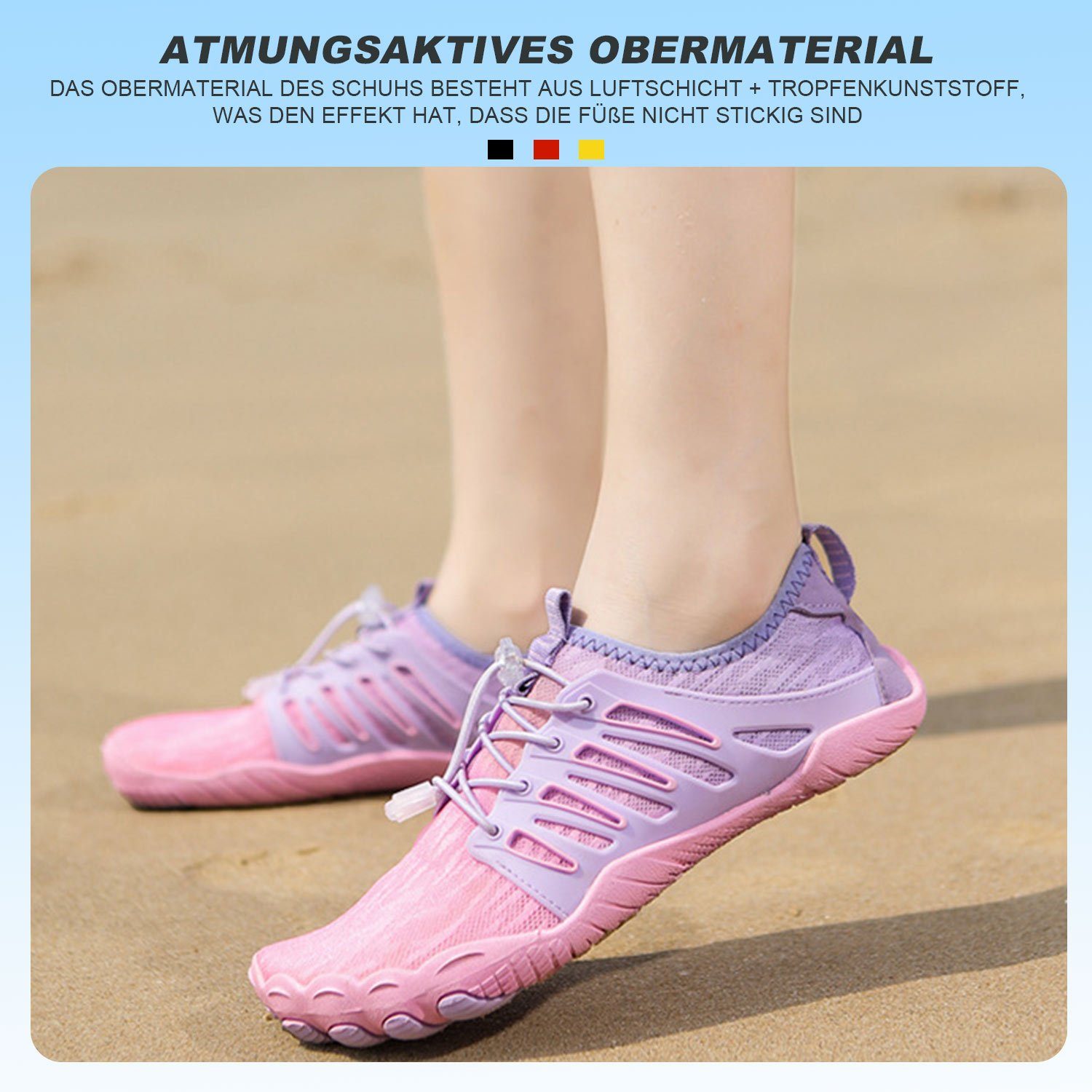 MAGICSHE Neutralschuhe Outdoor Fitnessschuhe Trailrunning-Schuhe Barfußschuh Wasserschuhe für Herren und Damen