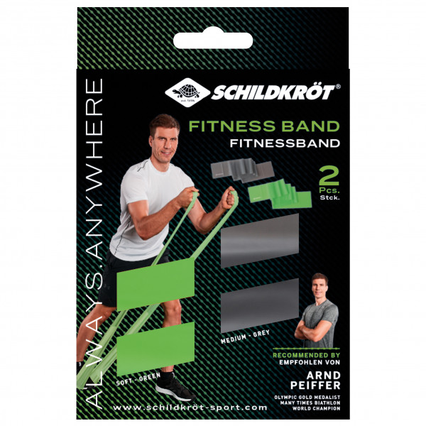 Schildkröt Fitness - Fitnessbänder 2er Set Latexfrei - Fitnessband