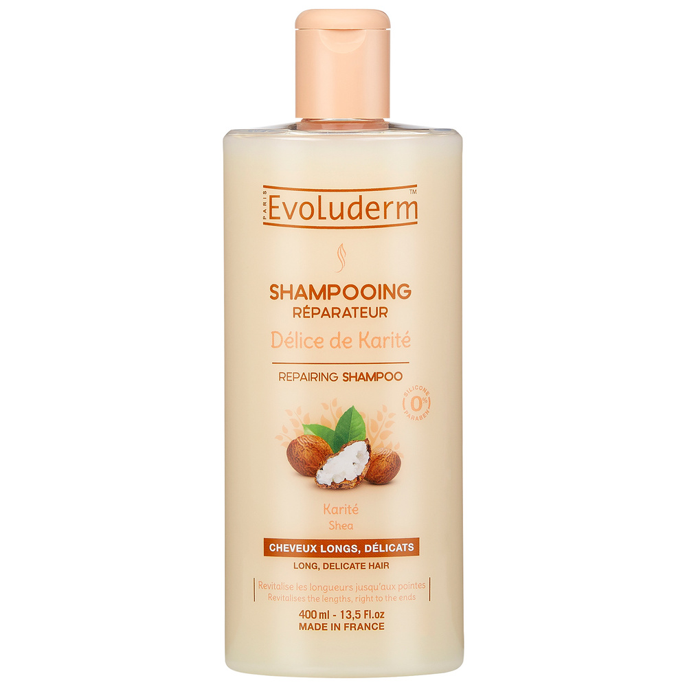 evoluderm Délice de Karité Shampoing Réparateur - 400 ml