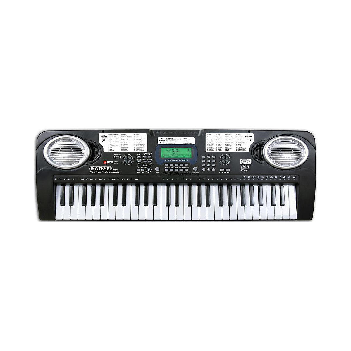 Digitales Keyboard mit 54 Midi- Tasten