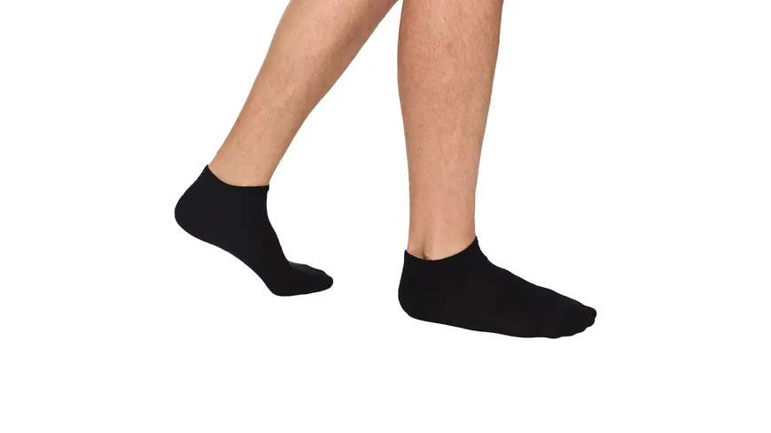 DIM Herren Sneaker Socken aus Baumwolle  3er Pack noir