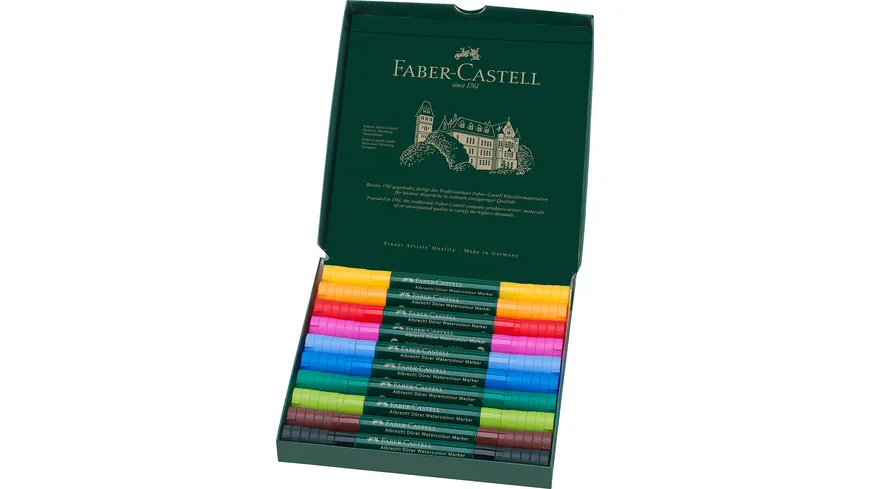 FABER-CASTELL Aquarellmarker Albrecht Dürer 10er Etui