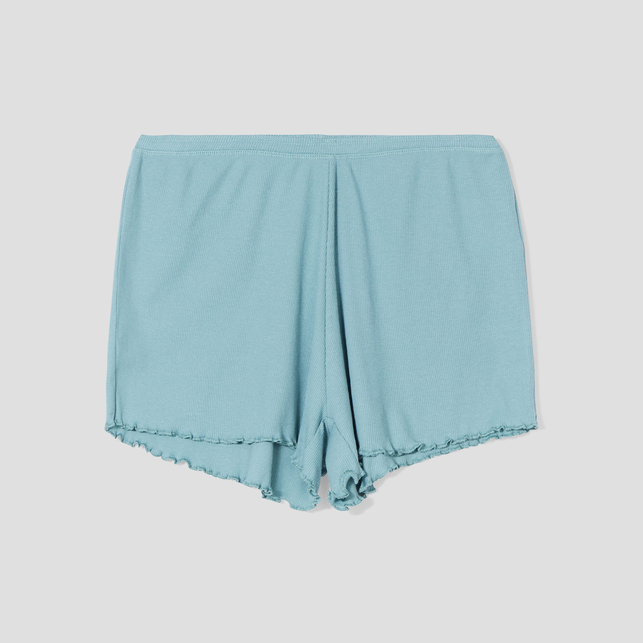 Bas de pyjama short bleu gris femme | La Halle
