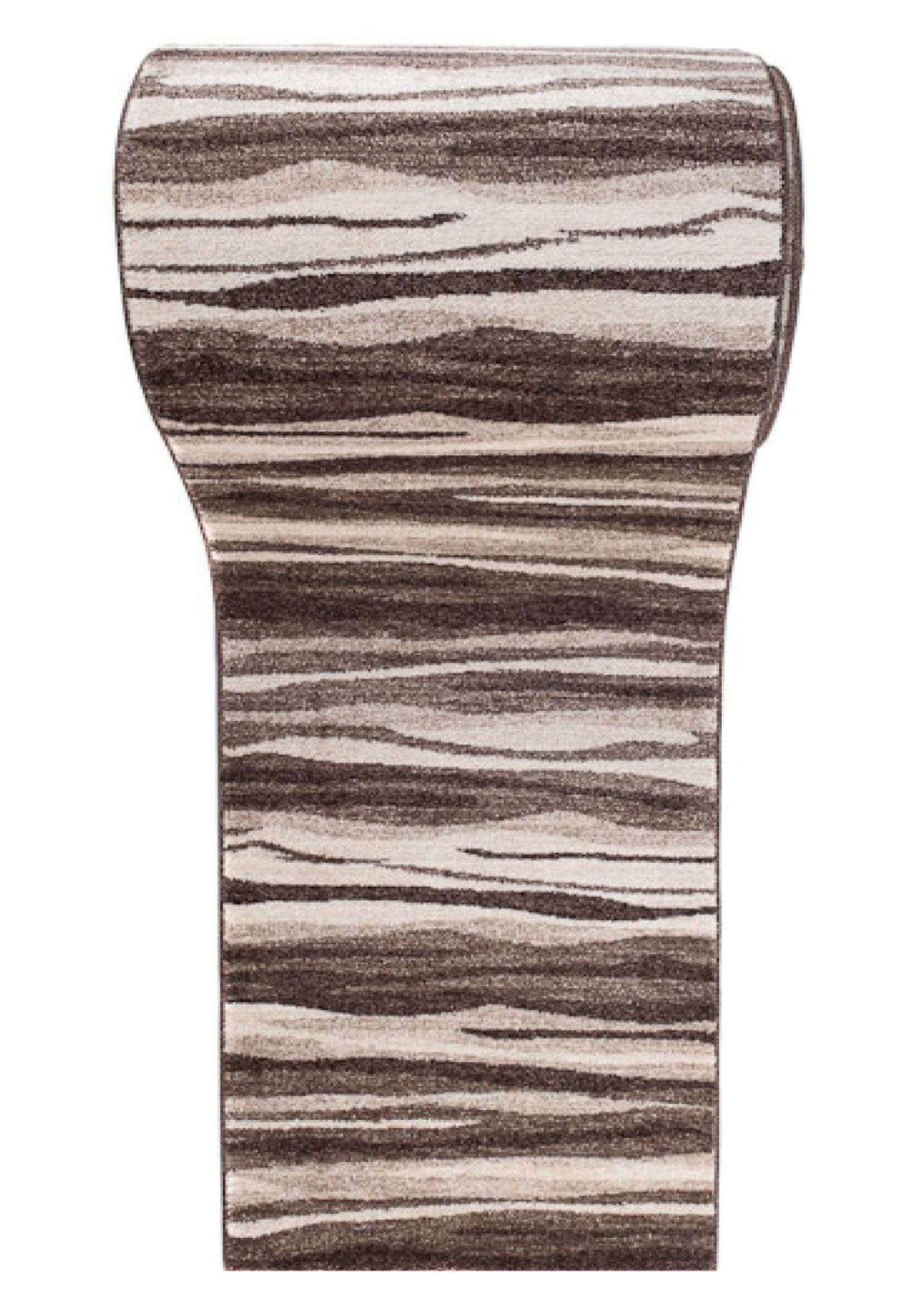 Läufer Läufer Flurläufer Modern für Vorzimmer, Küche - Braun, Mazovia, 70 x 100 cm, Kurzflor, Meterware, Höhe 10 mm, Kurzflor - niedrige Florhöhe