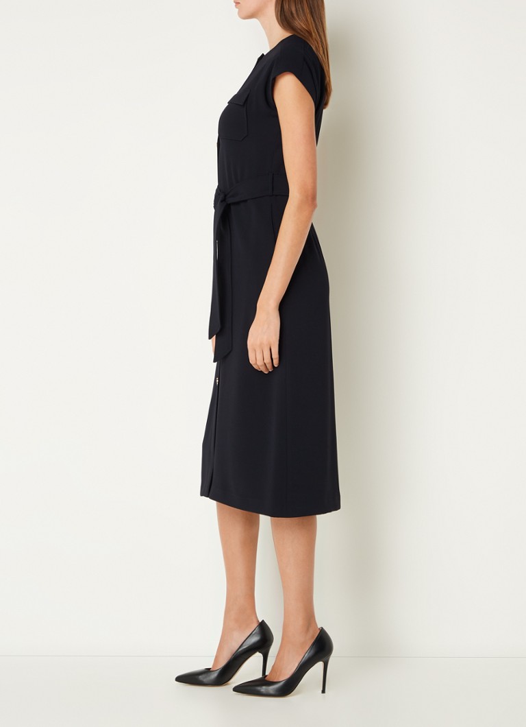 Abito chemisier midi Hobbs Tania con cintura da annodare
