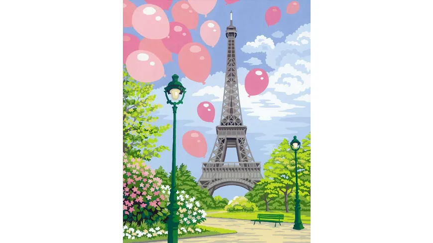Ravensburger Beschäftigung - CreArt - Malen nach Zahlen 28992 – Spring in Paris