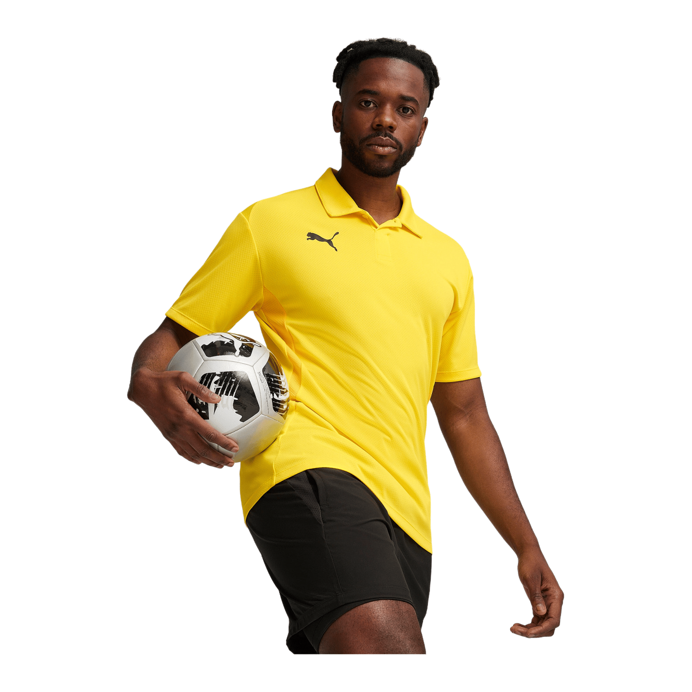 PUMA teamGOAL Polo Gelb F07