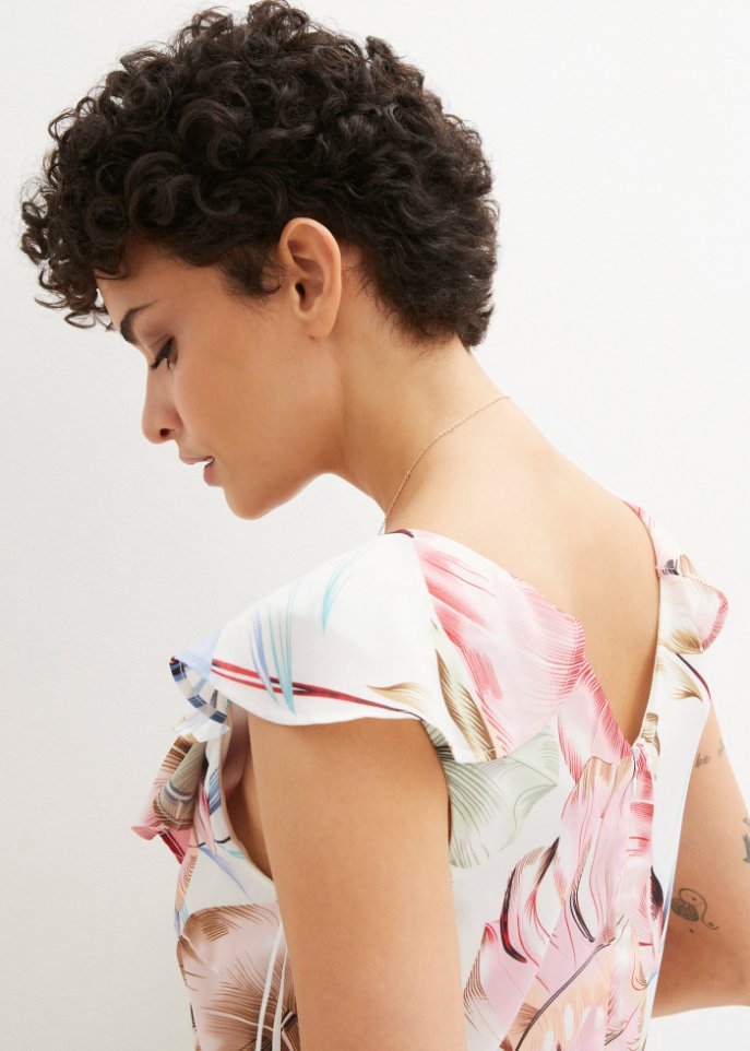 Kleid mit Volants