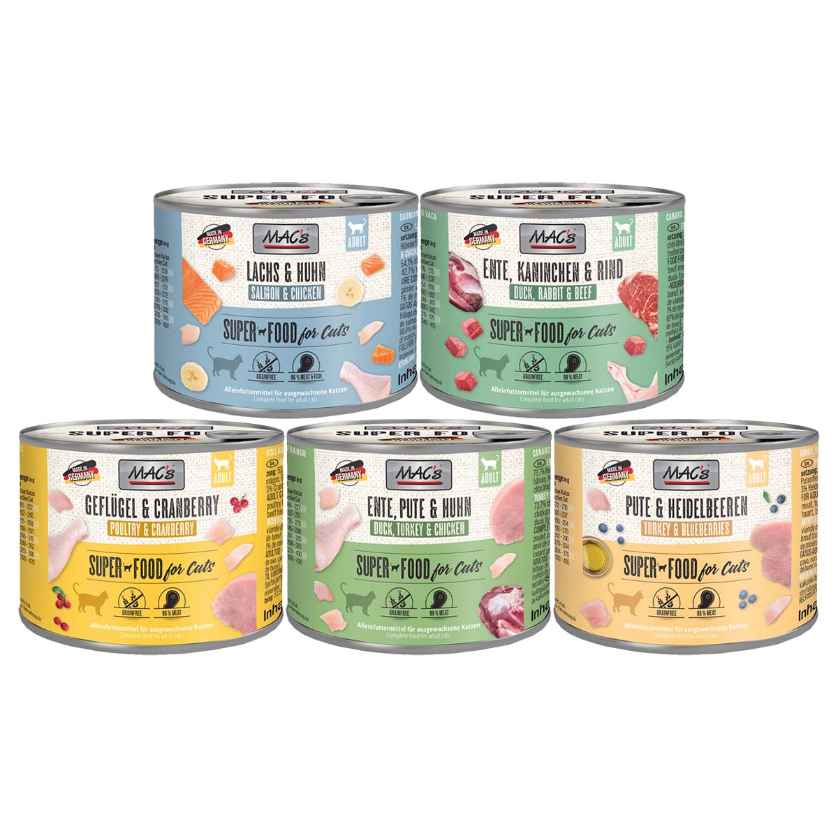MAC's Cat Fleischmenü 60x200g Mixpaket 2 kaufen