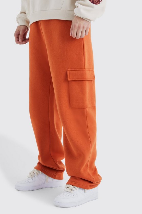 Tall lockere Cargo-Jogginghose