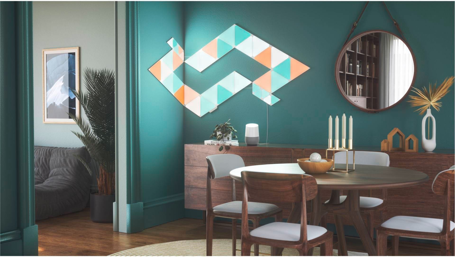 nanoleaf LED Panel Triangles, Dimmfunktion, LED fest integriert, Farbwechsler