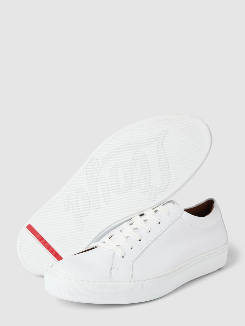 Sneaker aus Leder Modell 'ABEL' in weiß