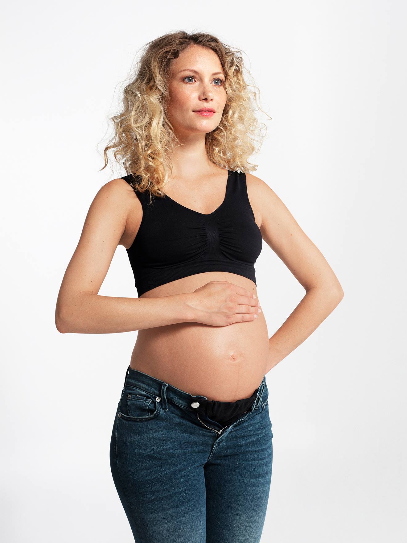 Carriwell Hosen-Erweiterung für die Schwangerschaft FLEXI-BELT CARRIWELL - marine/schwarz/wollweiß