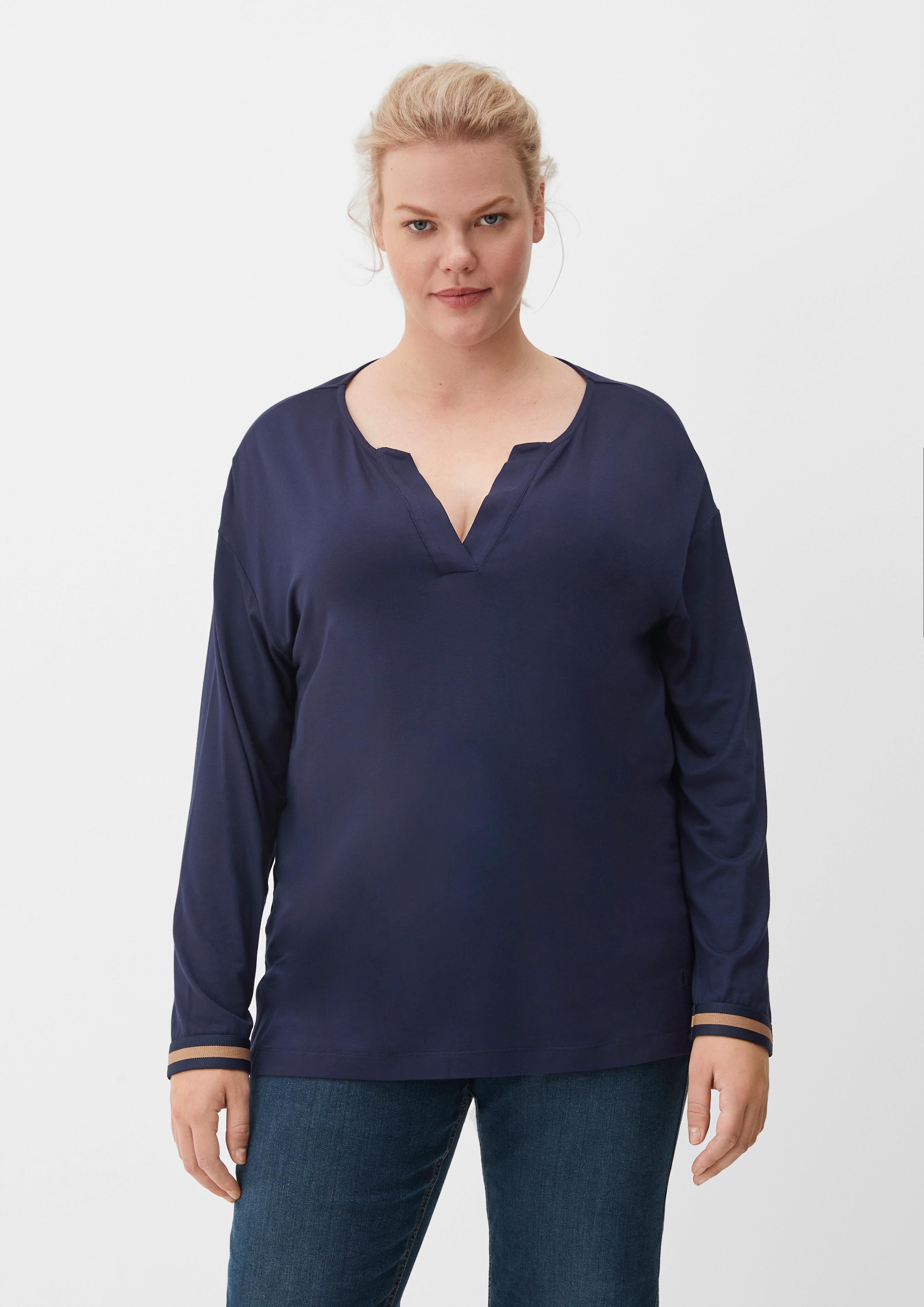 Shirt mit Rippbündchen  2121437-5959