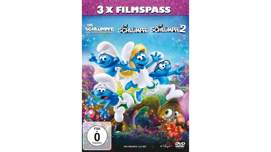 Die Schlümpfe 3er Box (Die Schlümpfe - Das verlorene Dorf, Die Schlümpfe 2, Die Schlümpfe)  [3 DVDs]
