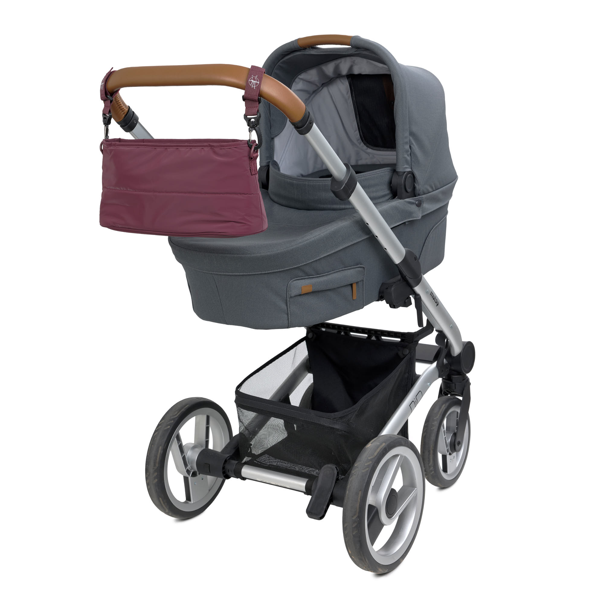 Kinderwagen Organizer, Tiefrot